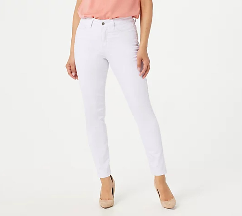 Women with Control My Wonder Denim Jeans  26W Petite White Stain Resistant NWT